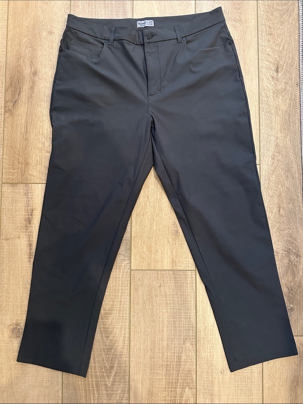 VRST Men's Charcoal Dress Pants-Chinos